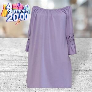 Win win boho purple tunic size L/XL